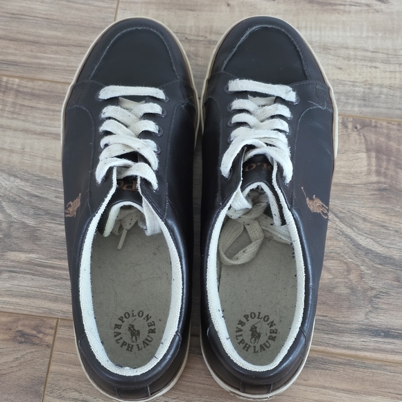 Polo by Ralph Lauren Men's Black Sneakers - Picture 5 of 9